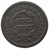 США 1 цент 1849 г.
