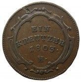 Передняя Австрия 1 крейцер 1803 г.