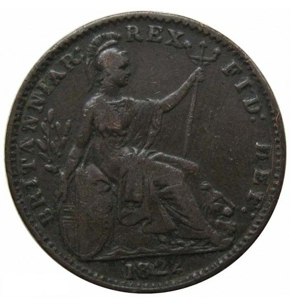 Великобритания 1 фартинг 1822 г.
