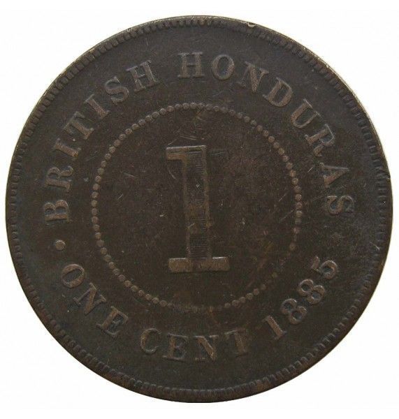 Британский Гондурас 1 цент 1885 г.
