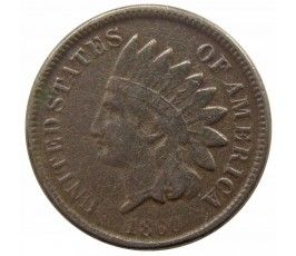 США 1 цент 1860 г.