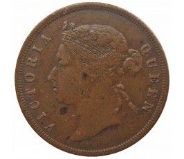 Стрейтс Сетлментс 1 цент 1887 г.
