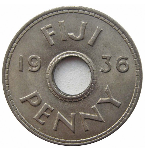 Фиджи 1 пенни 1936 г. (Edward VIII)