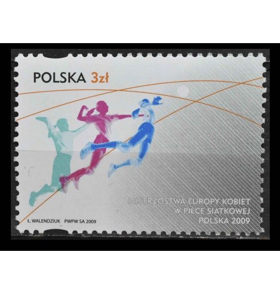 Польша 2009 г. "Чемпионат Европы по волейболу среди женщин"