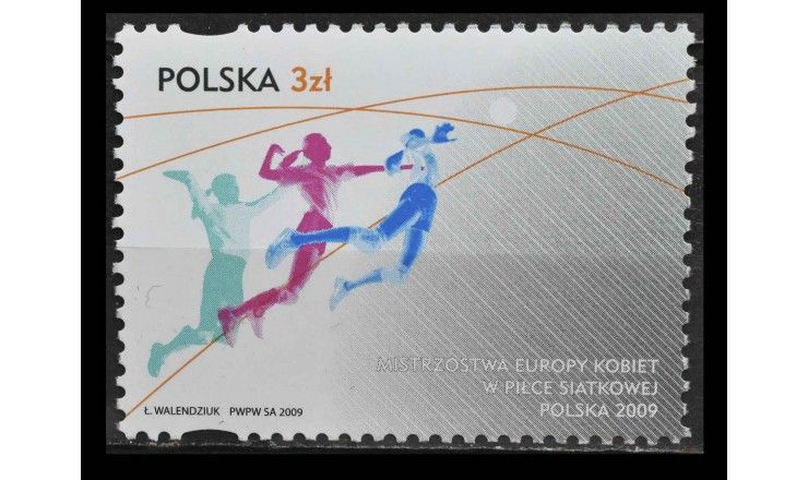 Польша 2009 г. "Чемпионат Европы по волейболу среди женщин"