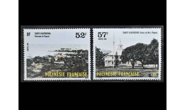 Французская Полинезия 1986 г. "Виды Полинезии"