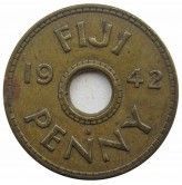 Фиджи 1 пенни 1942 г.