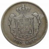 Португалия 500 рейс 1858 г.