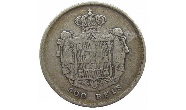 Португалия 500 рейс 1858 г.