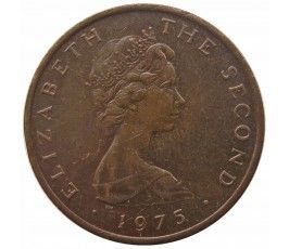 Остров Мэн 2 новых пенса 1975 г.