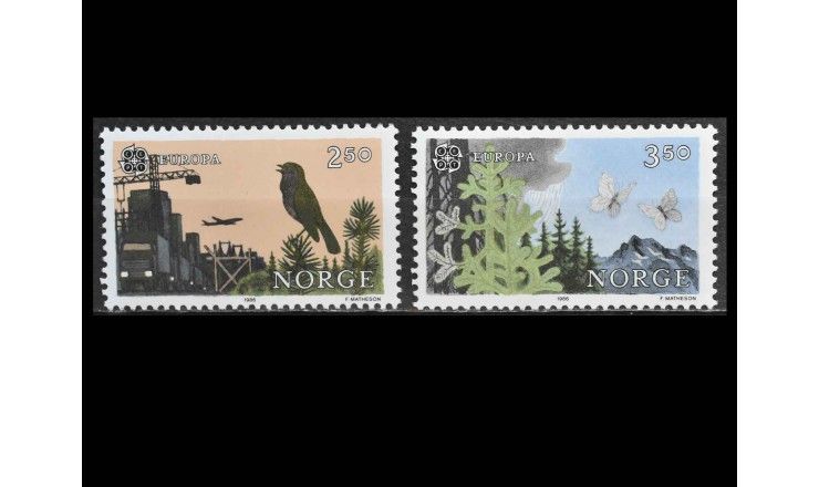 Норвегия 1986 г. "Европа: Защита окружающей среды"