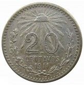 Мексика 20 сентаво 1911 г.