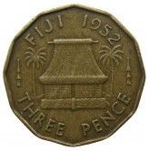 Фиджи 3 пенса 1952 г.