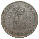 Испания 1 песета 1900 г. SM-V
