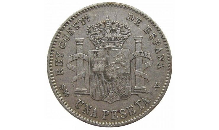 Испания 1 песета 1900 г. SM-V