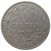 Баден 1/2 гульдена 1840 г.