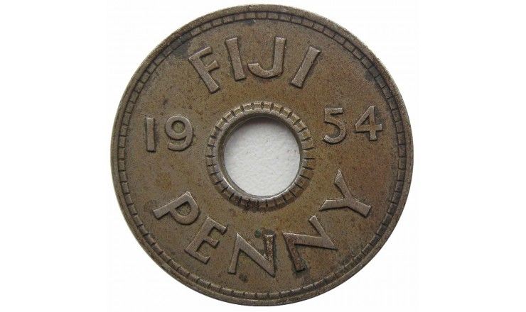 Фиджи 1 пенни 1954 г.
