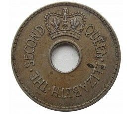 Фиджи 1 пенни 1954 г.