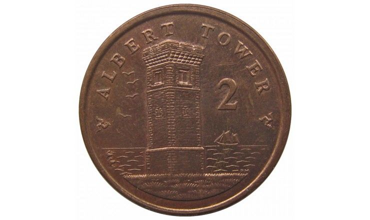 Остров Мэн 2 пенса 2010 г. AA