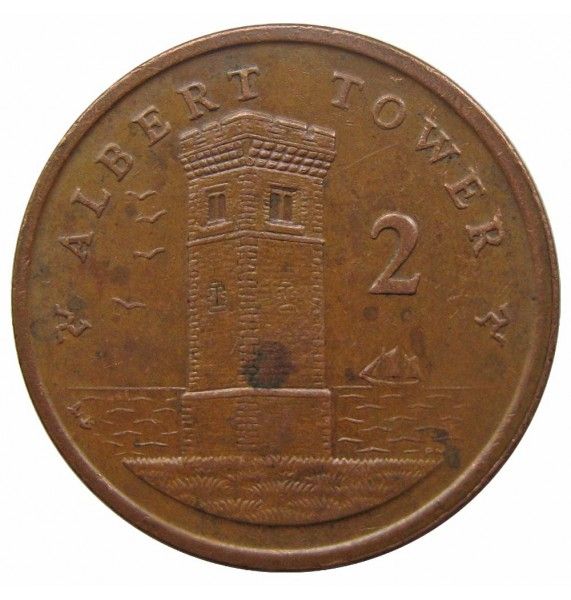 Остров Мэн 2 пенса 2006 г. AB