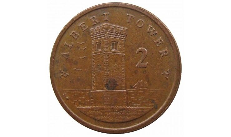 Остров Мэн 2 пенса 2006 г. AB