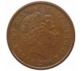 Остров Мэн 2 пенса 2006 г. AB