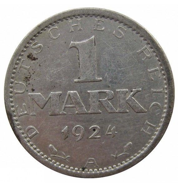 Германия 1 марка 1924 г. A