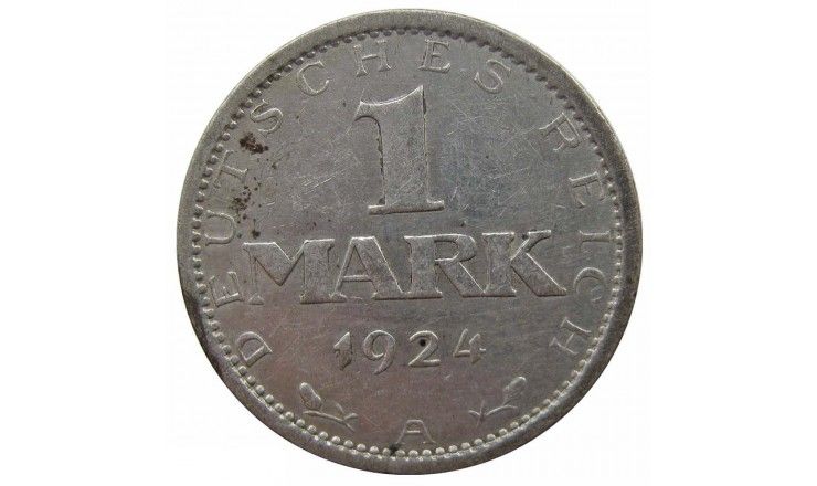 Германия 1 марка 1924 г. A
