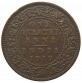 Индия 1/4 анны 1919 г.