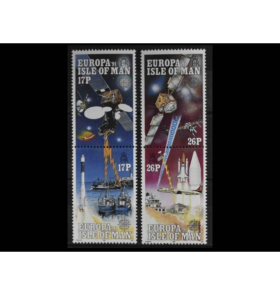 Остров Мэн 1991 г. "Европа: Космос"