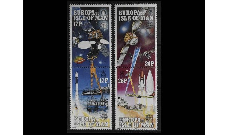 Остров Мэн 1991 г. "Европа: Космос"