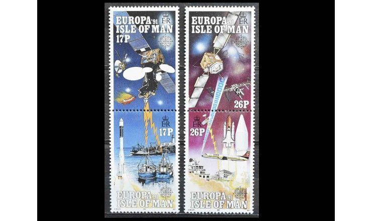 Остров Мэн 1991 г. "Европа: Космос"