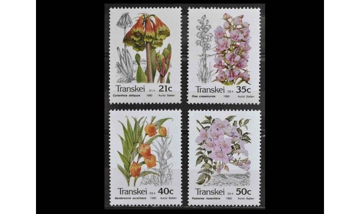 Транскей 1990 г. "Цветы"