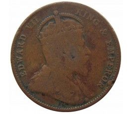 Стрейтс Сетлментс 1/2 цента 1908 г.