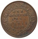 Индия 1/4 анны 1899 г.