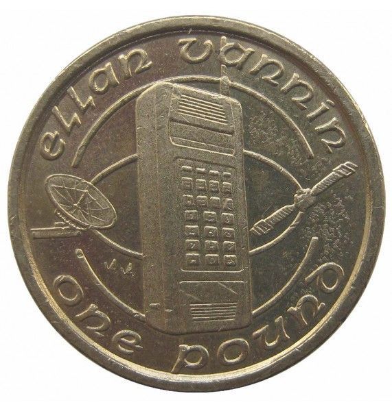 Остров Мэн 1 фунт 1994 г. AA