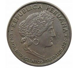Перу 5 сентаво 1934 г.