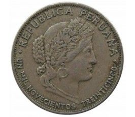 Перу 5 сентаво 1935 г.
