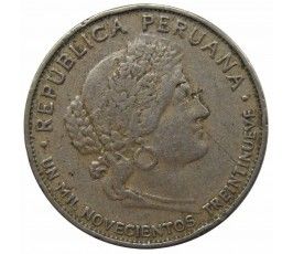 Перу 5 сентаво 1939 г. Перу 5 сентаво 1939 г.