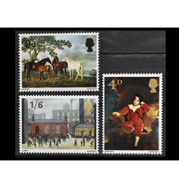 Великобритания 1967 г. "Британские картины"