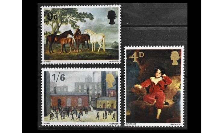 Великобритания 1967 г. "Британские картины"