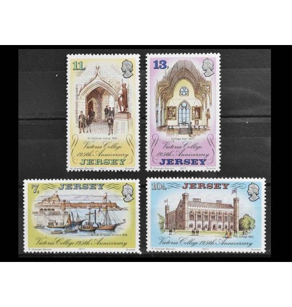 Джерси 1977 г. " 125-летие колледжа Святой королевы Виктории"