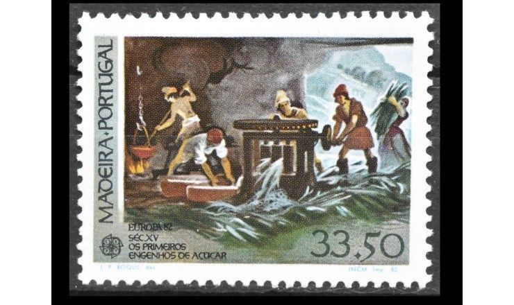 Мадейра 1982 г. "Европа: Исторические события"