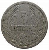Уругвай 5 сентесимо 1909 г.