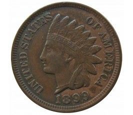 США 1 цент 1899 г.