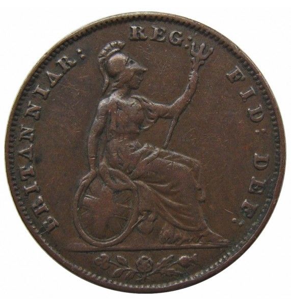 Великобритания 1 фартинг 1858 г.