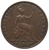 Великобритания 1 фартинг 1854 г.