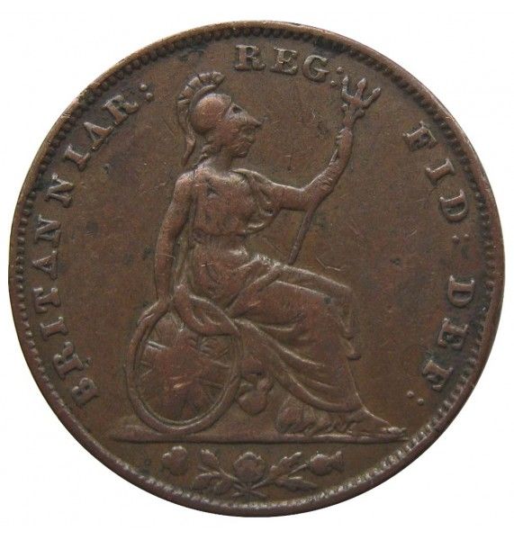 Великобритания 1 фартинг 1854 г.