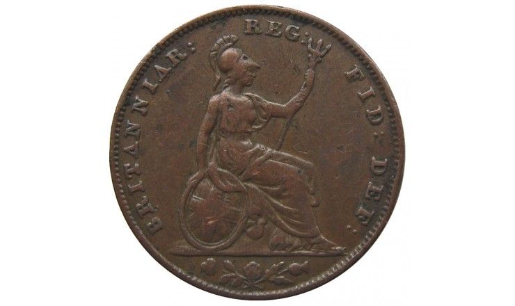Великобритания 1 фартинг 1854 г.