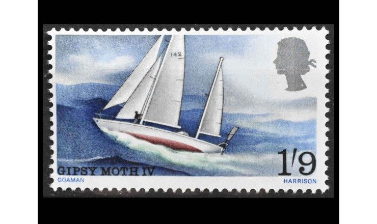 Великобритания 1967 г. "Кругосветное путешествие сэра Фрэнсиса Чичестера"